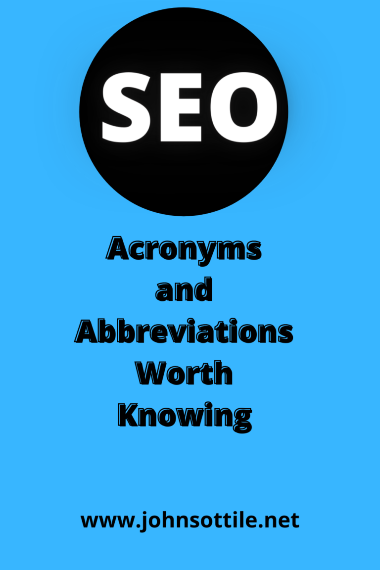 SEO Acronyms and Abbreviations Worth Knowing