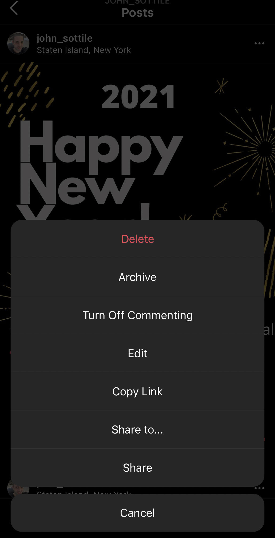 instagram edit button