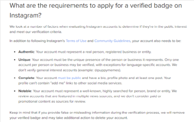 How To Get Verified on Instagram